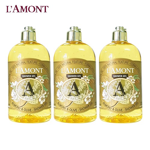 Combo 3 Sữa tắm Almond 500ml